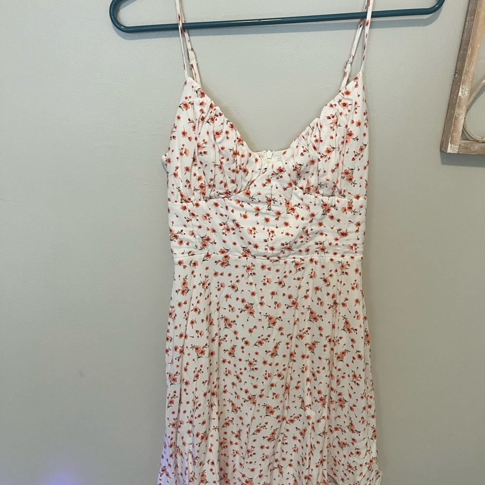Altar'd State Floral Print Dress with Spaghetti Straps